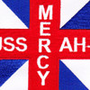 USS Mercy AH-4 Hospital Ship Patch | Center Detail