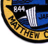 USS Mathew C Perry DD-844 Patch | Lower Left Quadrant