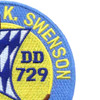 USS Lyman K. Swenson DD-729 Patch | Upper Right Quadrant