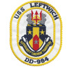 USS Leftwich DD-984 Patch