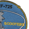 725th Reserver Fighter Squadron VF-725 Scooters Patch | Upper Right Quadrant