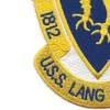 USS Lang FF-1060 Frigate Ship Patch | Lower Left Quadrant