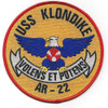USS Klondike AR-22 Auxiliary Repaiar Ship Patch