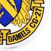 USS Josephus Daniels CG-27 Patch | Lower Right Quadrant