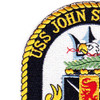 USS John S McCain DDG-56 Guided Missile Destroyer Patch | Upper Left Quadrant