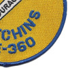 USS Johnnie Hutchins DE 360 MOH Patch | Lower Right Quadrant