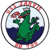 USS Jarvis DD-799 Destroyer Ship Patch
