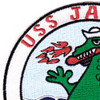 USS Jarvis DD-799 Destroyer Ship Patch | Upper Left Quadrant