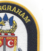 USS Ingraham FFG-61 Guided Missile Frigate Ship Patch | Upper Right Quadrant