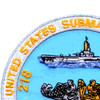 USS Albacore Veterans Submarine Base Of New York Patch | Upper Left Quadrant