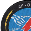 U.S.A.F. AF-01 F-35 Integrated Test Force Hoop And Loop Patch | Upper Left Quadrant