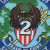 United States Second Fleet Patch | Center Detail