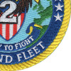 United States Second Fleet Patch | Lower Right Quadrant