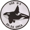 USS K-3 Submarine Renewed USS Orca SS-34 Patch