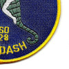 USS Dash MSO-428 Minesweeper Ocean Ship Patch | Lower Right Quadrant