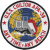 USS Chilton APA-38 patch