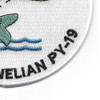 USS Carnelian PY-19 Patrol Yacht Ship Patch | Lower Right Quadrant