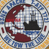 T-ATF-172 USNS Apache Powhatan class ocean going tug ship patch | Center Detail