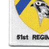 51st Infantry Regiment NYG Patch | Lower Left Quadrant