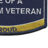 U.S. Navy Wife Of A Vietnam Veteran Patch | Lower Right Quadrant