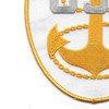 U.S. Navy Master Chief Crest Silver Star Patch | Lower Left Quadrant