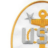 U.S. Navy Master Chief Crest Silver Star Patch | Upper Left Quadrant