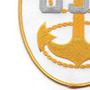 U.S. Navy Master Chief Crest Back Patch | Lower Left Quadrant