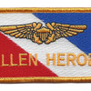 U.S. Naval FOW Wings Fallen Heroes Patch | Center Detail