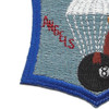 511th Infantry Airborne Regiment Angels Eight Ball Dog Patch | Lower Left Quadrant