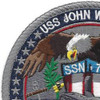 SSN-785 USS John Warner Virginia Fast Attack Submairne Patch | Upper Left Quadrant