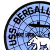 SSN-667 USS Bergall Patch - Version A | Upper Left Quadrant