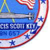 SSBN-657 USS Frances S Key Patch | Lower Right Quadrant