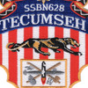 SSBN-628 USS Tecumseh Patch | Center Detail