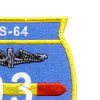 SS-64 O-3 Patch | Upper Right Quadrant