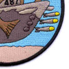 SS-487 USS Remora Patch - Version B | Lower Right Quadrant