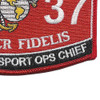 3537 Motor Transport Ops Chief MOS Patch | Lower Right Quadrant