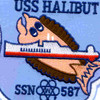SSN-587 USS Halibut Patch | Center Detail