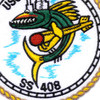 SS-408 USS Sennet Patch - Version A | Center Detail