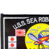 SS-407 USS Sea Robin Patch - Version B Battle Flag | Upper Left Quadrant