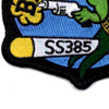 SS-385 USS Bang Version B Patch | Lower Left Quadrant