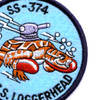 SS-374 USS Loggerhead Patch - Small | Center Detail