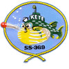 SS-369 USS Kete Patch - Large