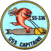 SS-336 USS Capitaine Patch - Version B