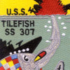 SS-307 USS Tilefish Patch | Center Detail