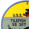 SS-307 USS Tilefish Patch | Upper Left Quadrant