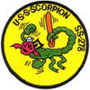 SS-278 USS Scorpion Patch