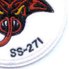 SS-271 USS Ray Patch - Version A - Small Patch | Lower Right Quadrant