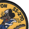 SS-270 USS Raton Patch - Version A Small | Upper Right Quadrant