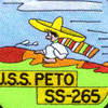 SS-265 USS Peto Patch - B Version | Center Detail