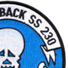 SS-230 USS Finback Patch | Upper Right Quadrant